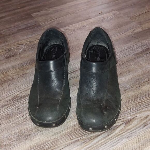 Merrell black mules and clogs  Sz 9 - Picture 2 of 7